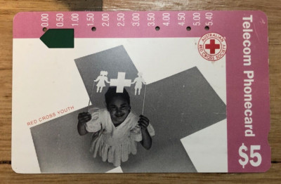 $5 Telecom Phonecard Australian Red Cross Society  BB2