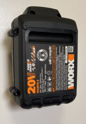 Worx 20v battery Battery Holder, Storage, Organizer, Work Shop, Pack of 6
