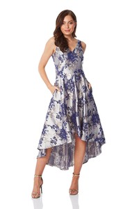 roman jacquard dress