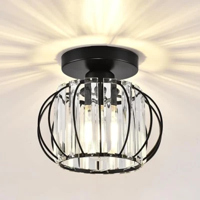 LED Modern Ceiling Light Shade Acrylic Crystal Easy Fit Chandelier Lampshade E27