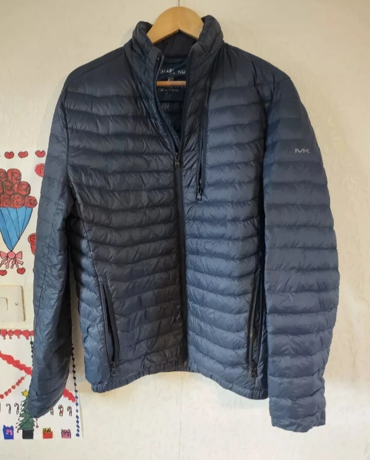 MICHAEL KORS - Packable Down Fill Men's Jacket Blue Size S