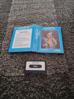 The Crypt for ZX Spectrum 48K Carnell Software in Large Clam Case RARE 