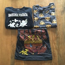 Disney Lion King Sweater and 2 Shirts Juniors XS/ Girl  s Large Black and Grey