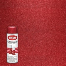 6 - Krylon Glitter Blast 5.75 Oz. Cherry Bomb Spray Paint Model: K03806A00