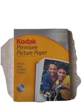 Kodak Premium Picture, High Gloss, 60 Sheets, 8 1/2 x 11 in, New