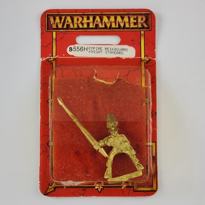 Vtg Warhammer 8556H Empire Reiksguard Knight Citadel Miniatures Metal No Horse