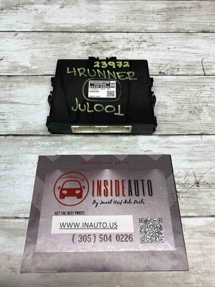 Toyota 4runner 2013 2020 módulo de control de gestión de energía de 4,0 L OEM 8969060030 Foto 2 de 4