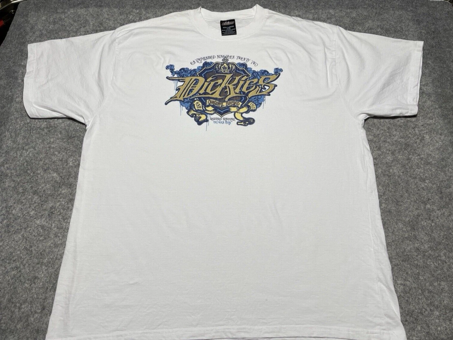 Dickies Work Wear Ft Worth Texas White Slim 3XL Shirt Clean see measurements