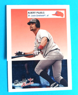 2003 FLEER DOUBLE HEADER ALBERT PUJOLS DREW HENSON #251 252 INSERT CARDINALS
