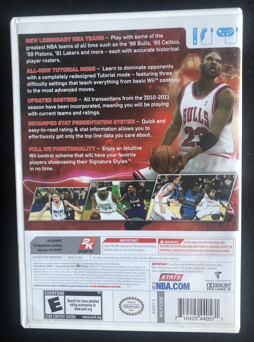NBA 2K12 (Nintendo Wii, 2011) No Manual - Tested - Fast Shipping