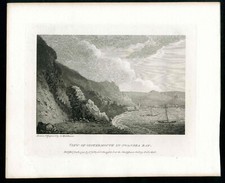 1813 Middiman Views Original Antique Architecture Print Swansea Bay Wales