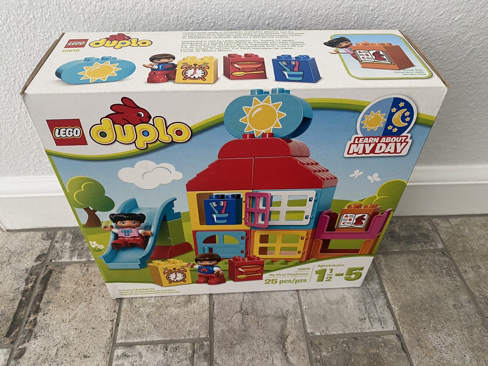 LEGO DUPLO: My First Playhouse (10616) NEW Box Set House Slide People