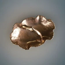 Wheeling Gold China Trinket Dish Pre-owned