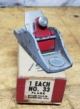 Small 3 1/2โ BLOCK PLANE Miller Falls Co. With Original Box No. 33 Made in USA