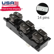 FOR 2009-2010 HYUNDAI SONATA POWER WINDOW MASTER CONTROL SWITCH DRIVER SIDE