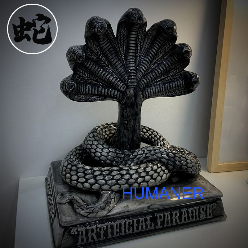 NEIGHBORHOOD Seven Heads Snake Naga Chamber Ceramic Incense Burner