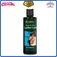 Cadillac Boot and Shoe Leather Conditioner and Cleaner 8 oz - Conditions