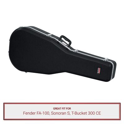 Gator Dreadnought Guitar Case fits Fender FA-100, Sonoran S, T