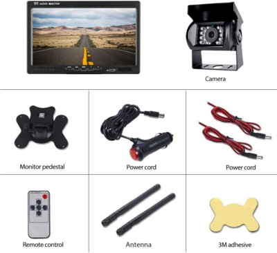 VASTEND Telecamera Di Retromarcia Senza Fili HD 1080P Telecamera - Foto 5