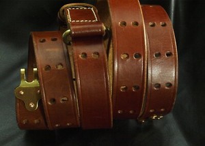 M1907 U.S.   repro leather slings,  pair(2) reduced inventory I PICK EM