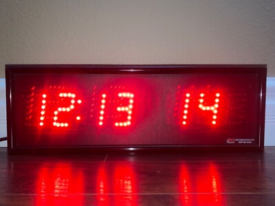 BRG Precision Digital Clock 21  X 7.5 