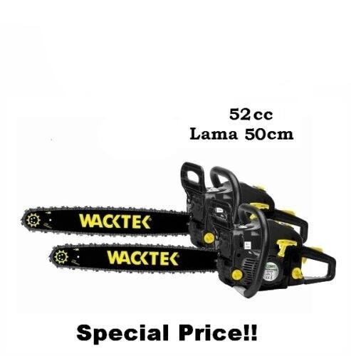 Barra Per Catena Motosega Motosega A Scoppio 52cc Con Lama 50cm - Inclusa Barra E Catena Di Ricambio | Professionale Motosega A Scoppio Da Potatura - Foto 14