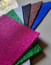 Glitter / Regular EVA Foam Sheets Sponge Art Craft 12"x18" 2mm with 5 pieces