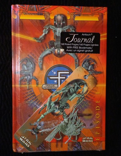 2 ANTIOCH STAR WARS EP 1 JOURNALS AMIDALA TRADE FEDERATION W/BOOKMARKS NEW 1999 - Picture 2 of 3