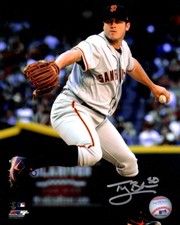 TY BLACH 11x14 Autographed Signed Auto SF San Francisco Giants Baseball Photo C