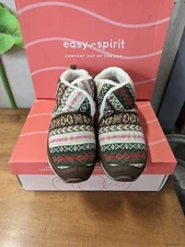 Easy Spirit Women Trippin2 Faux Fur Cozy Slip On Ankle Boots Shoes Size New
