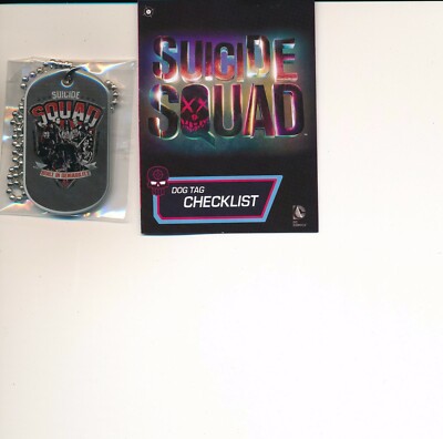 DC COMICS SUICIDE SQUAD DOG TAGS SINGLE #3 | eBay