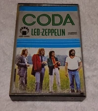 Rare Led Zeppelin Coda Import Cassette Tape Vintage Rock Jimmy Page Robert Plant