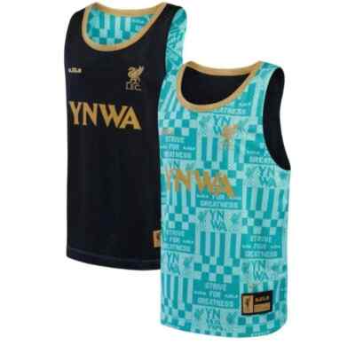 Nike Boys Girls Liverpool FC X Lebron James Reversible Jersey  Medium  $60