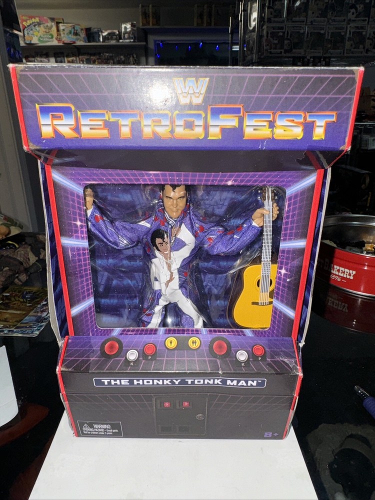Mattel WWE Retrofest Honky Tonk Man Action Figure Elite Collection (OPENED)
