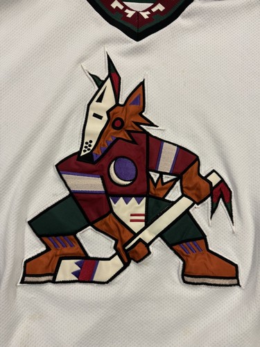 Vintage 90s NHL PHOENIX COYOTES STARTER HOCKEY JERSEY SIZE XL - Picture 9 of 15