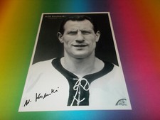 Willi Koslowski DFB FC Schalke 04 signed autograph on 20x28 photo
