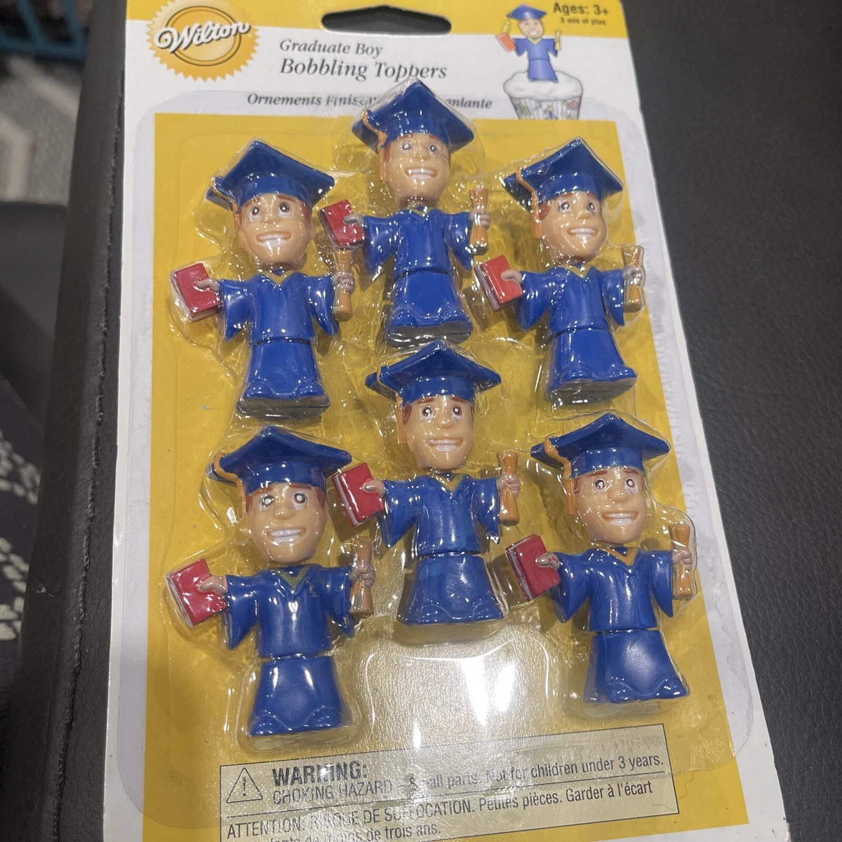 Rsstarxi Abschlussfeier Cupcake-Topper 2023 – 36 Stück, Glitzernd, Blau – Für Kindergarten Bis Doktor-Abschluss