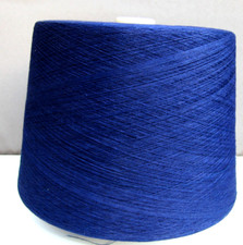 Large Cones The Real Indigo Company 2/40 RS Dark 100% Cotton Yarn 1.4 kg