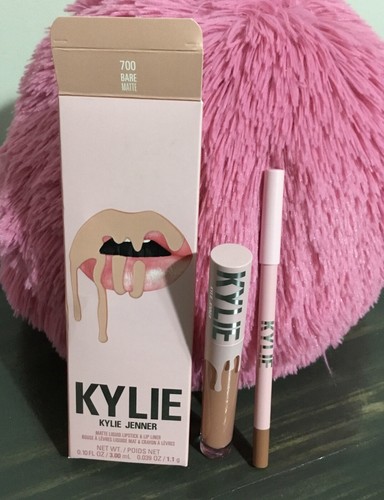KYLIE JENNER Cosmetics Matte LIQUID LIPSTICK AND LINER 700 BARE Matte NEW