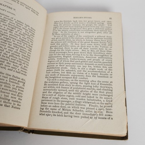 Marble Faun by Nathaniel Hawthorne Hurst & Co Antique Hardcover - Picture 5 of 8