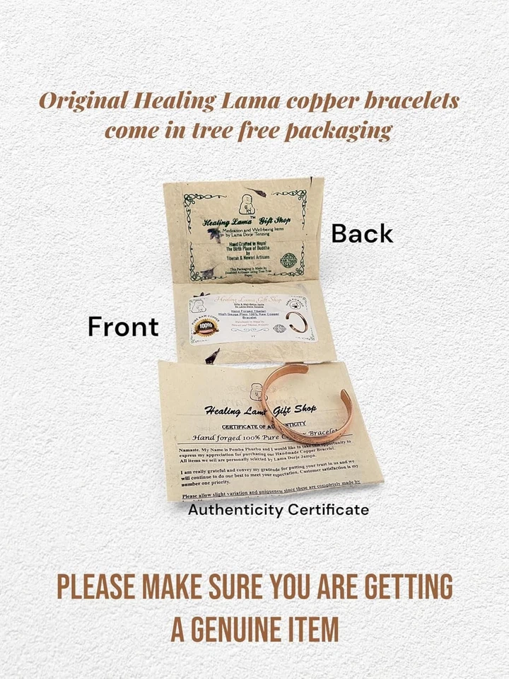 Pulsera Forjada a Mano 100% Cobre - Puño Ajustable para Todos los Tamaños de Muñeca Foto 4 de 4