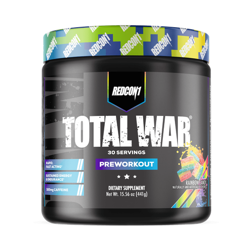 Redcon1 Total War Pre Workout Pump Intense Energy Focus 30 Serve Powder Drink - Picture 6 of 6