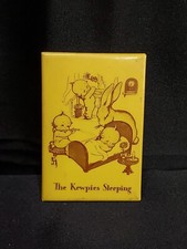 Old Advertising Kewpie Doll Pocket Mirror THE KEWPIES SLEEPING 
