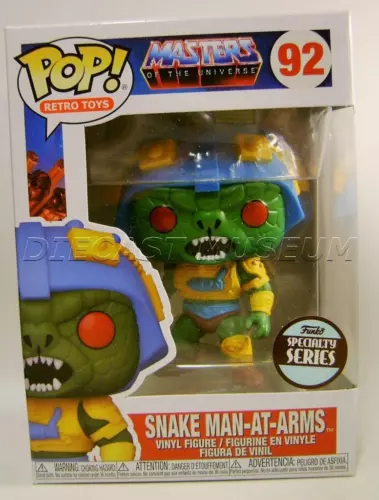 SNAKE MAN AT ARMS #92 MASTERS OF THE UNIVERSE FUNKO POP RETRO TOYS 2022