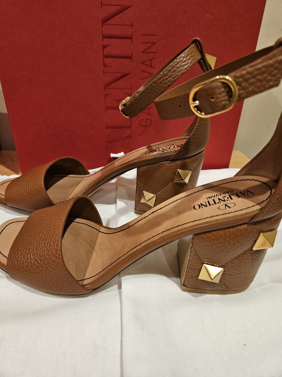 VALENTINO★Roman Stud キルティング スタッズ サンダル 関送込 Valentino Garavani Roman Rock Stud Quilted Leather Ankle