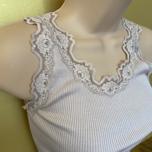 Rosemunde Top Style 5315 Silk/ Cotton Wide Vintage Lace 341 Vintage Powder - Picture 4 of 11