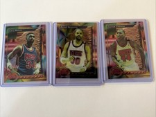 1993 Topps Finest 3 Card New Jersey Nets Lot
