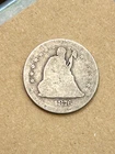 1876-S Seated Liberty Quarter Nice Original AG Coin