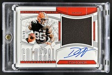 2025 National Treasures David Njoku Colossal Signatures Jersey Auto #/49 #6