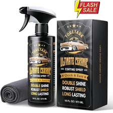 Carceracot Ceramic Coating for Cars (16 oz.), Unmatched Shine Nano Car Wax...